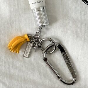 Glossier Limited Edition Banana Keychain to go with Balm Dot Com🍌